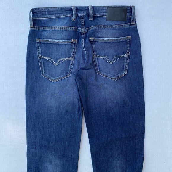 New GUESS Slim Straight Men's Jeans SZ 30 - Picture 4 of 7
